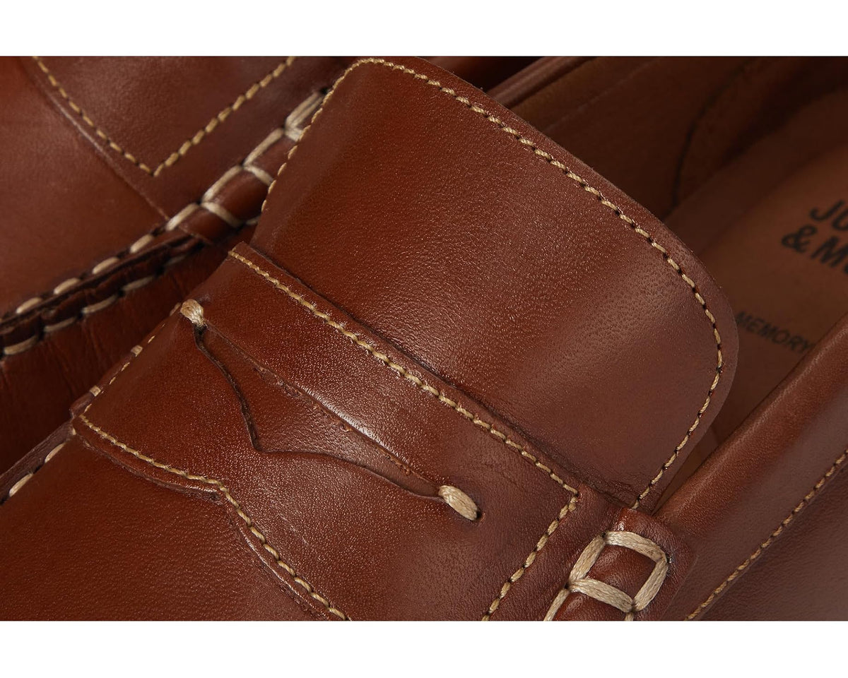 Men's Johnston & Murphy Beck Penny Tan Full Grain
