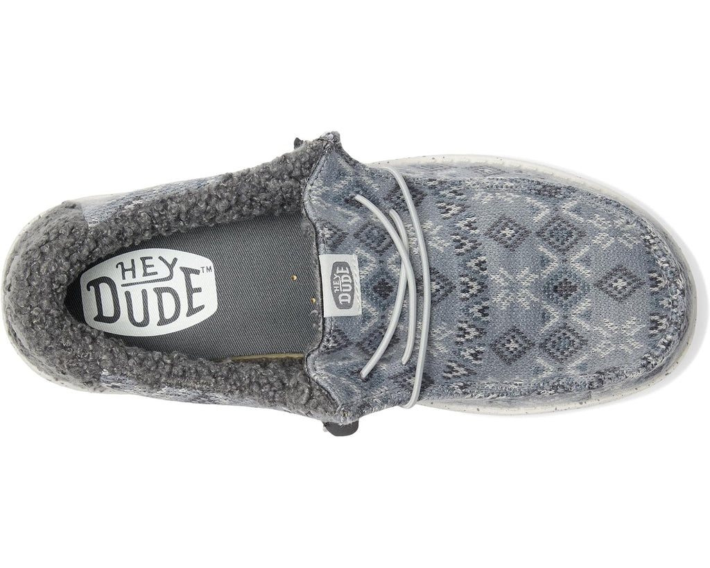 Men's Hey Dude Wally Sweater Monument Grey/Multi
