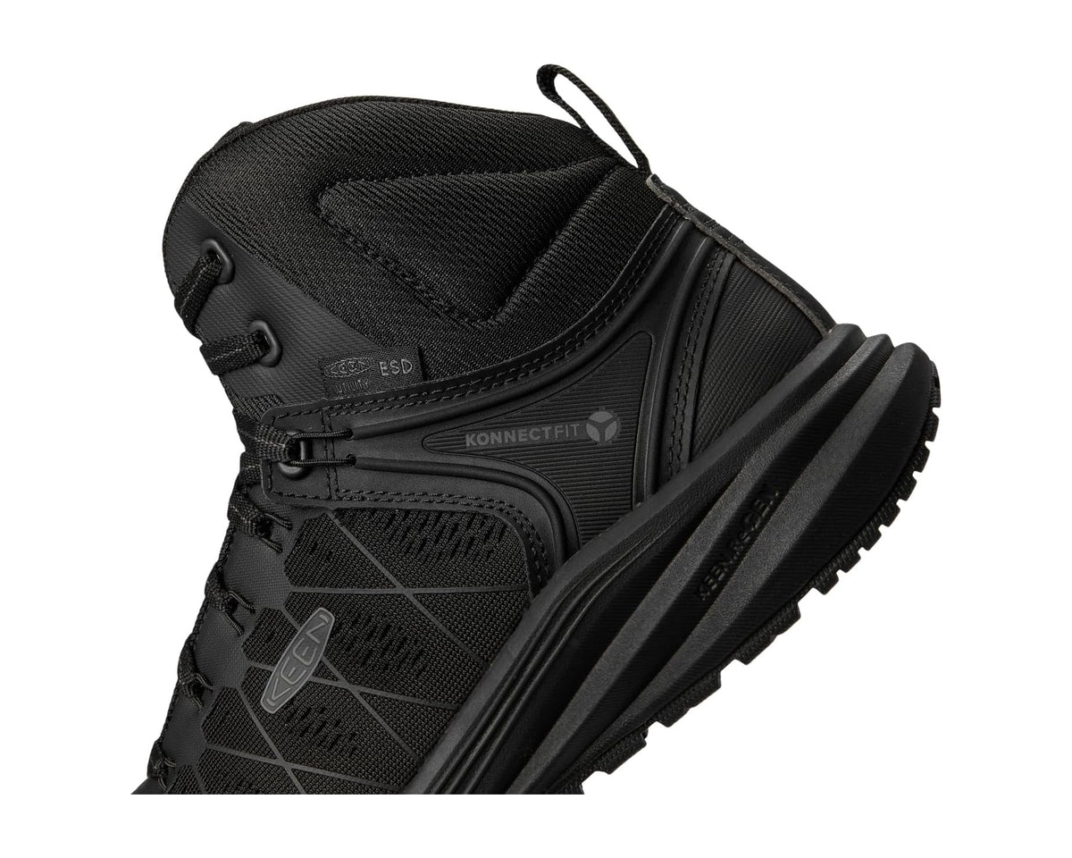 Men's KEEN Utility Vista Energy Mid ESD Black/Black