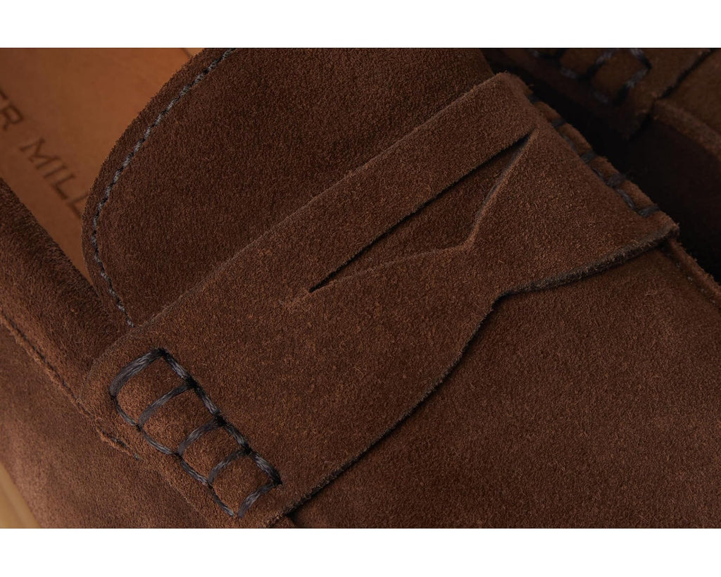 Men's Peter Millar Excursionist Penny Loafers Walnut