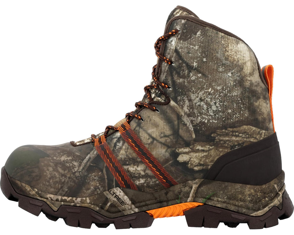 Men's The Original Muck Boot Company Alpha Pursuit Brown/Orange/Realtree