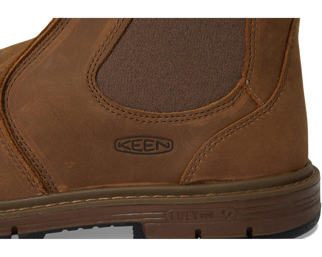 Men's KEEN Utility San Jose Pull-On Boot (Soft Toe) Belgian/Gum