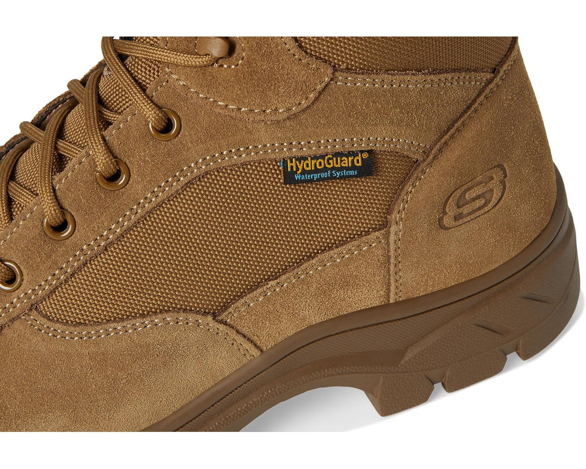 Men's SKECHERS Work Wascana - Baylan Comp Toe Boots Coyote
