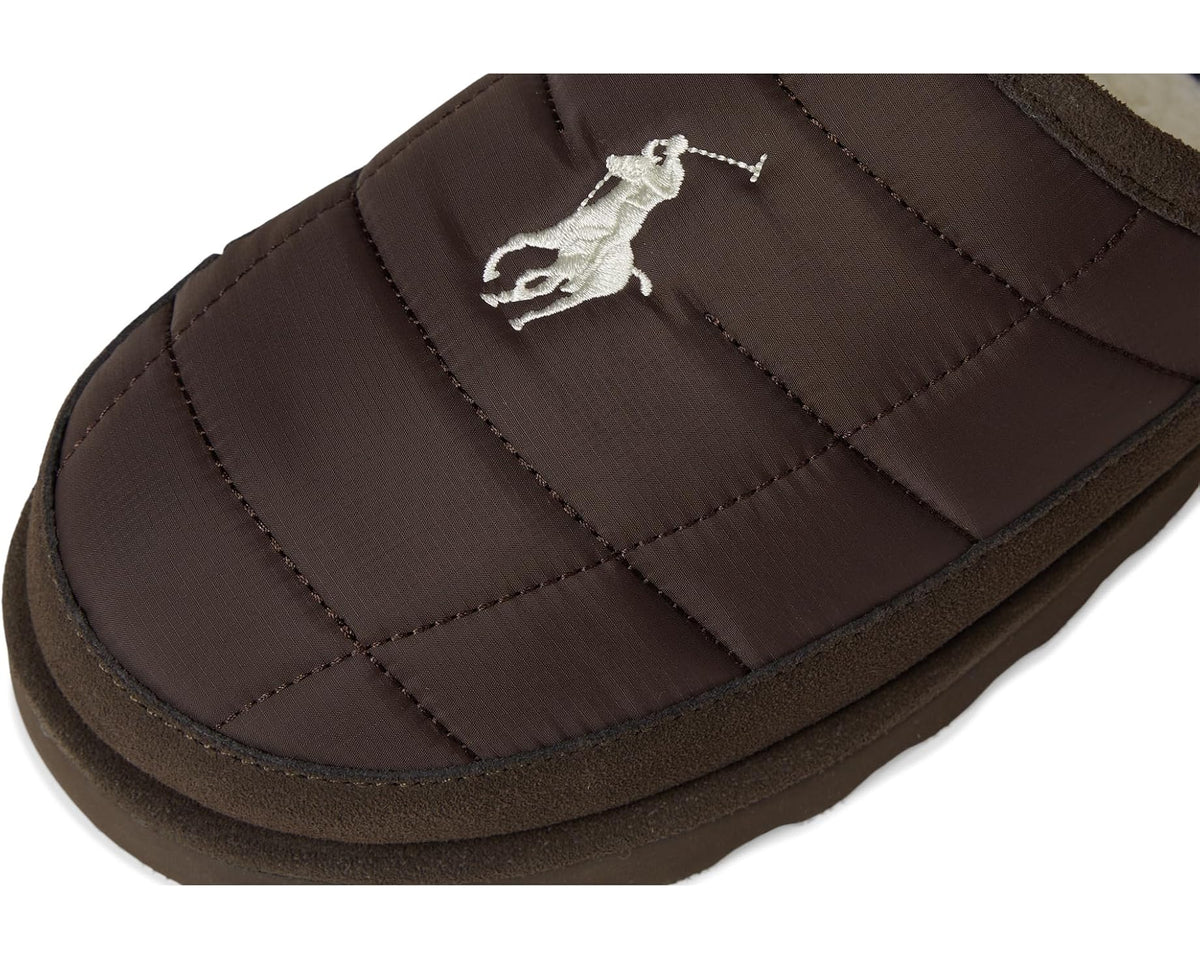 Men's Polo Ralph Lauren Reade Scuff II Slippers Chocolate/Cream
