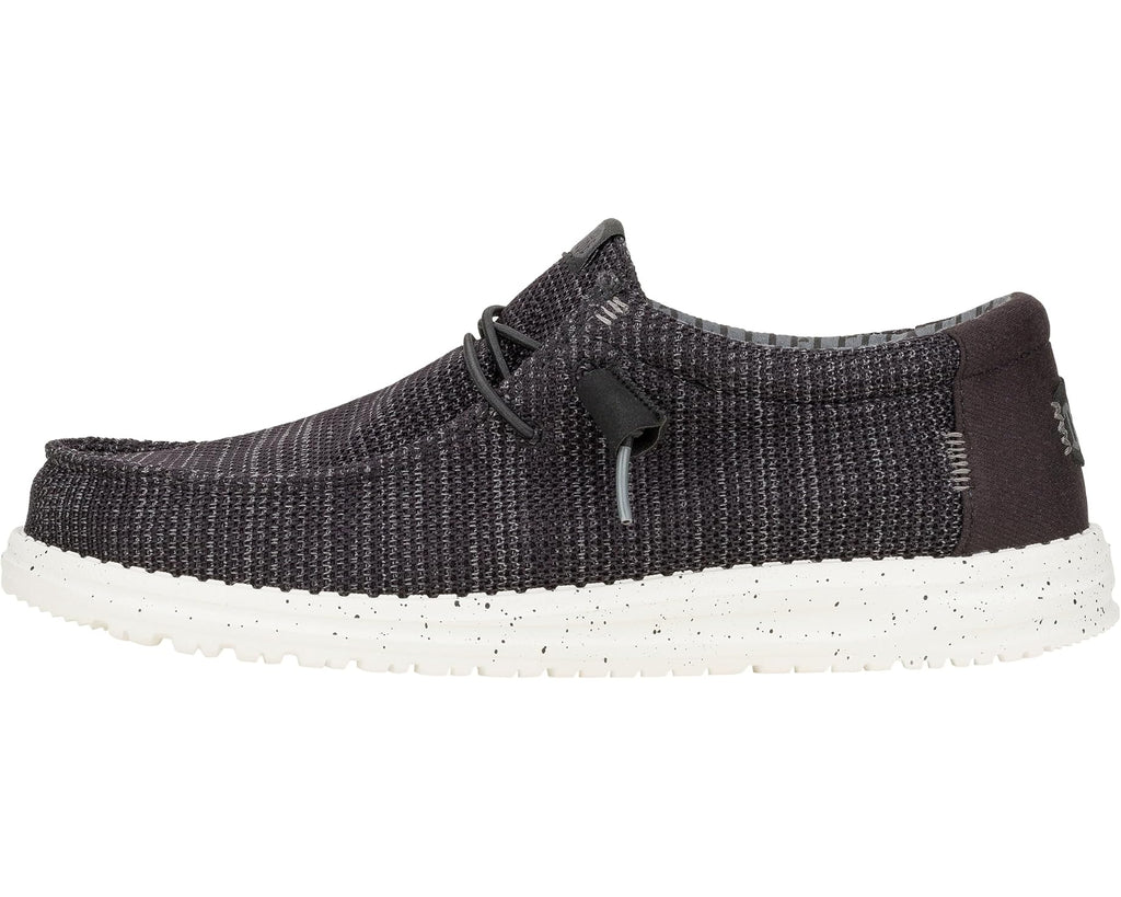 Men's Hey Dude Wally Stretch Sox Black/White