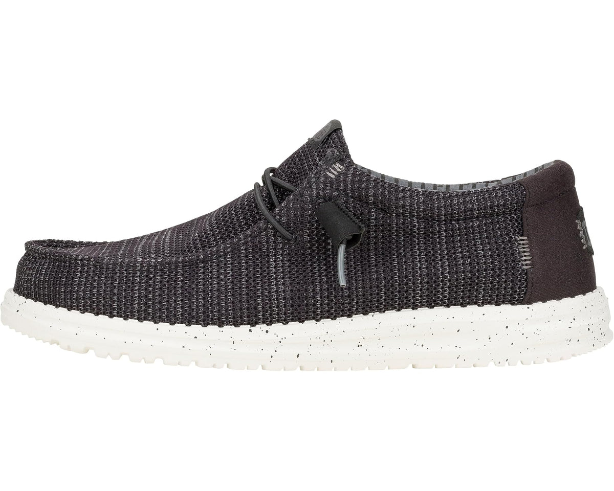Men's Hey Dude Wally Stretch Sox Black/White