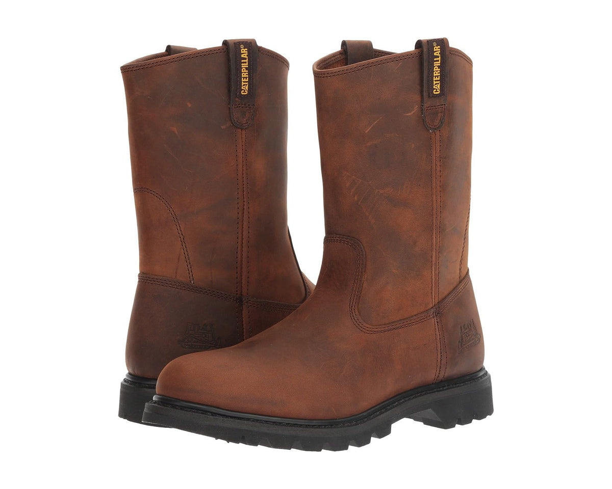 Men's Caterpillar Revolver Brown Pull Up Leather