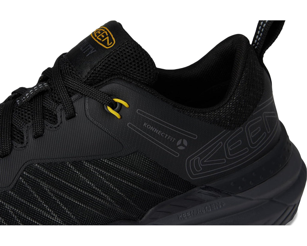 Men's KEEN Utility Speedworks Work Sneakers (Carbon-Fiber Toe) Black/Steel Grey