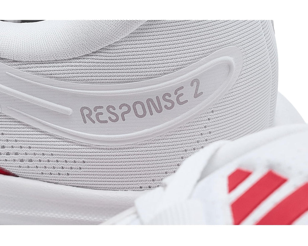 Men's adidas Response 2 Running Shoes White/Pure Ruby/Black