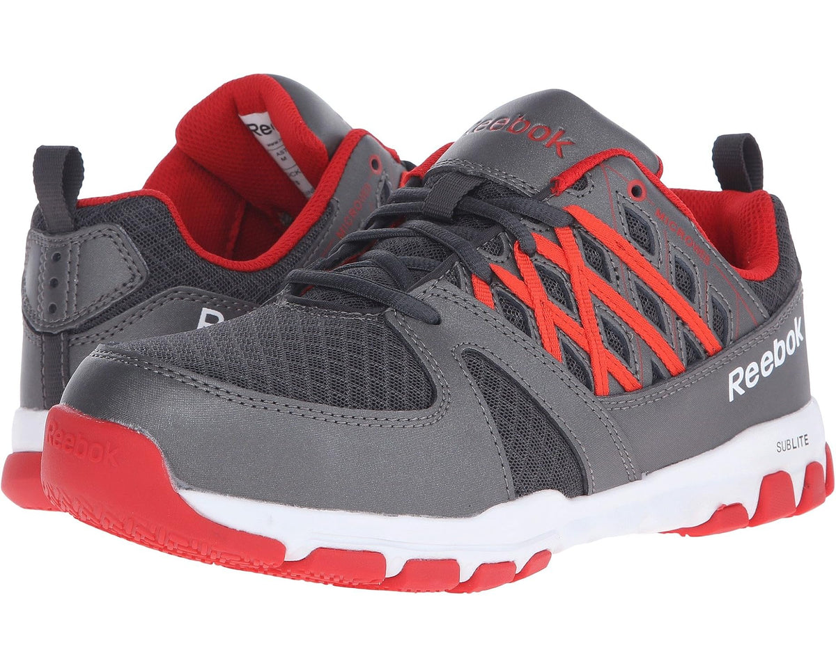 Men's Reebok Work Sublite Work Grey/Red