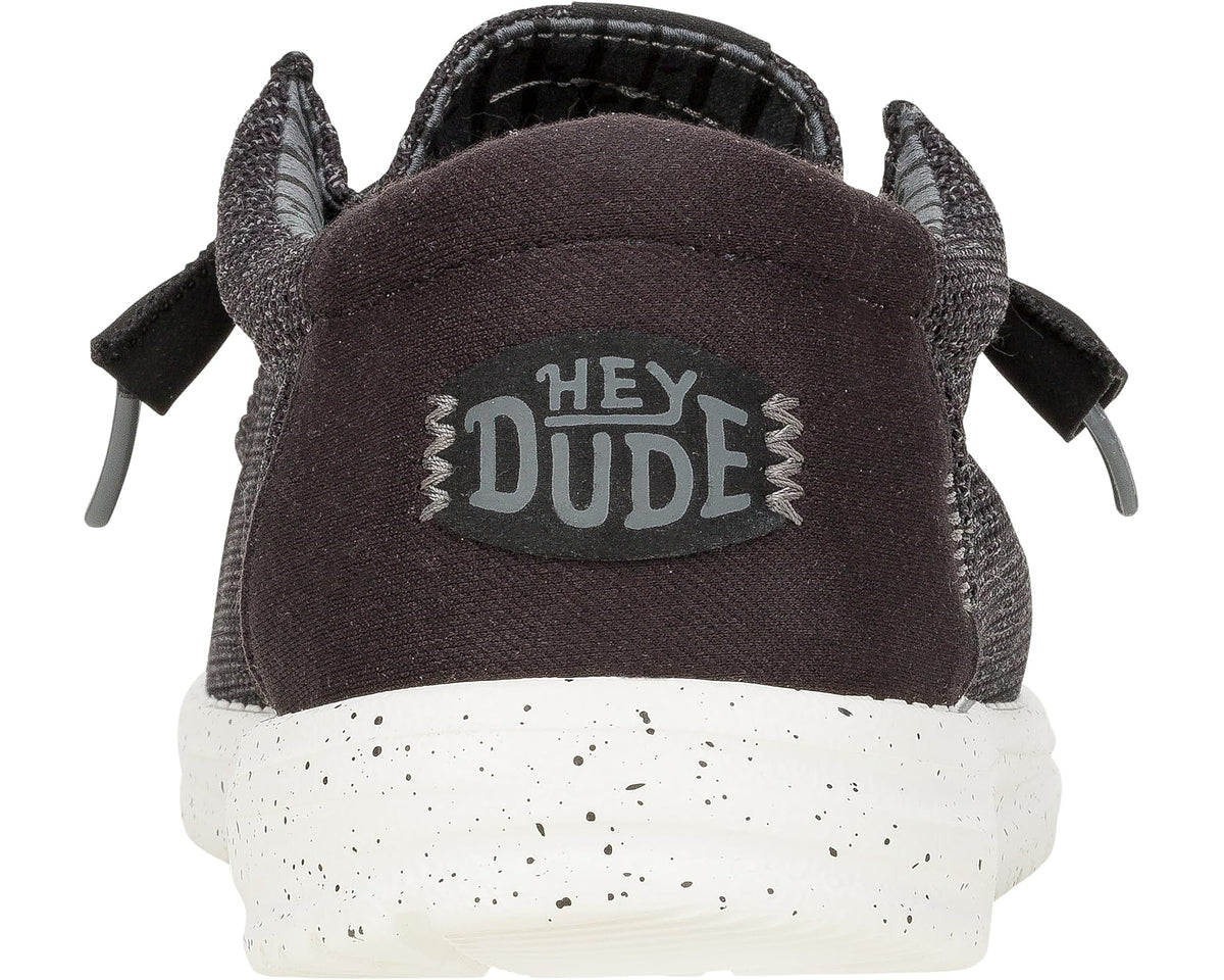 Men's Hey Dude Wally Stretch Sox Black/White